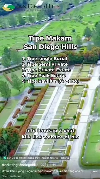 Tipe Makam San Diego Hills