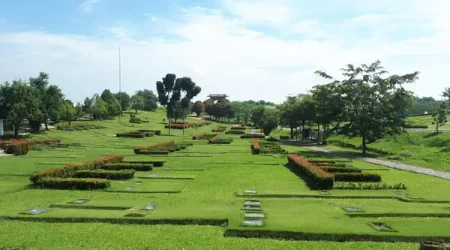 Layanan Resmi & Penjualan Makam San Diego Hills Karawang 12 Pemandangan asri lahan makam di Karawang San Diego Hills sebaai daftar pemakaman di karawang
